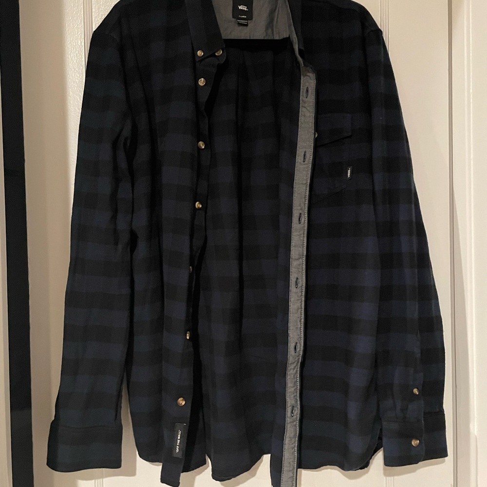 Vans Long Sleeve Button Up